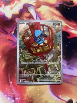 Pokemon Center Stamped - Pokemon Mega Evolution ETB Promo #10 Riolu - Image 1