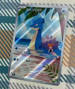 Pokemon TCG Misty's Lapras 194/182 Destined Rivals Illustration Rare NM Clean - Image 1