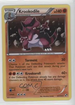 Krookodile Pokemon Black & White Base Set #65 - Image 1