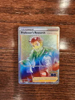 Professor's Research (Hyper Rare) 084/078 Pokemon Go Secret Rare Pokemon TCG NM - Image 1