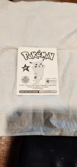 1999 Merlin Pokemon Stickers Prism NM - Image 2