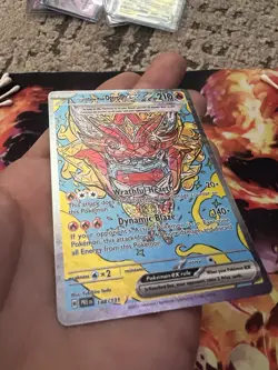 Pokemon Heartflame Mask Ogerpon ex 148/131 Prismatic Evolutions SIR Holo NM - Image 3