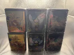 POKEMON 2025 STACKING TIN LOT X6 W/ DISPLAY 18 BOOSTER PACKS NEW FACTORY SEALED! - Image 3