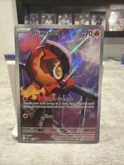 Charcadet ETB Promo Pokemon Center Stamped 022 Phantasmal Flames NM/MINT - Image 1