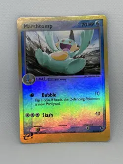 Pokemon: Marshtomp Reverse Holofoil EX Ruby & Sapphire 40/109 Uncommon 2003 - Image 3