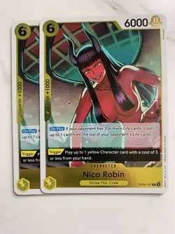 Nico Robin (107) OP09-107 Emperors in the New World Foil x2 - Image 1