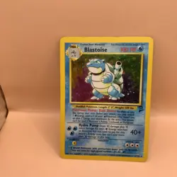 Blastoise Base Set Holo Unlimited Rare Pokemon Card 2/130 - Image 2