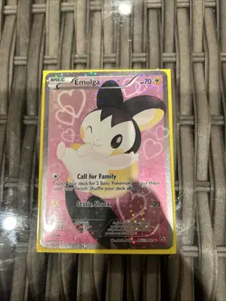 Pokemon TCG Emolga RC23/25 Full Art Rare Holo Card 2013 - Image 1