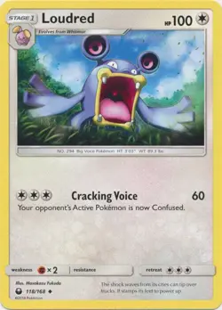 Loudred 118/168 Uncommon - Celestial Storm SM7 Pokemon Card - Image 1