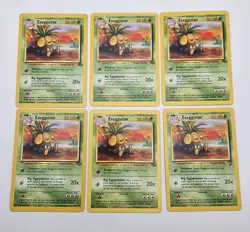 Pokemon Card Lot (6) Exeggutor | Jungle & Base Set 2 WOTC LP–NM - Image 1