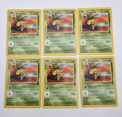 Pokemon Card Lot (6) Exeggutor | Jungle & Base Set 2 WOTC LP–NM - Image 2