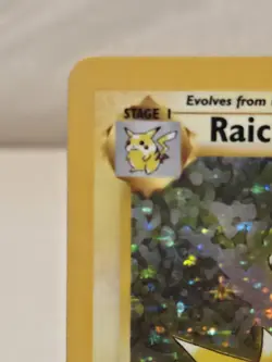 Pokemon Base Set Card 14/102 Raichu Holo Rare Unlimited Edition - Image 3