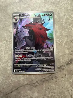 Pokemon TCG Zoroark White Flare 2025 IR Holo Rare Card 143/086 - Image 1