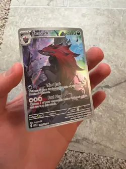 Pokemon TCG Zoroark White Flare 2025 IR Holo Rare Card 143/086 - Image 3