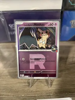 Team Rocket's Mimikyu 097 Pokemon Ascended Heroes Reverse Holo TR Card NM+ - Image 1
