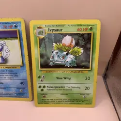 Vintage Pokemon Lot Of 6 Cards Ivysaur, Wartortle, & Etc. - Image 4