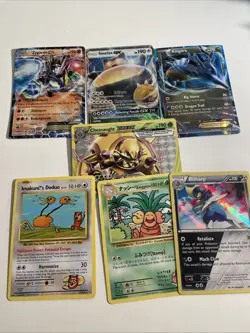 Pokemon TCG 7 Card Lot Ultra Rare Holo LP Snorlax Kingdra Zygarde Dodou Bisharp - Image 1