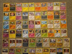 Pokemon Team Up Card Bundle x 596 Holo, Rare Common Uncommon Trainer & French - Image 2