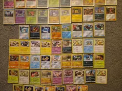 Pokemon Team Up Card Bundle x 596 Holo, Rare Common Uncommon Trainer & French - Image 3