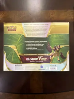 Pokemon TCG Kleavor VStar Special Collection Box 2023 UNOPENED Trading Card Game - Image 2