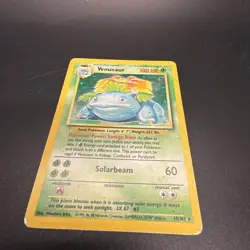 ✅🔥Pokemon TCG Venusaur Base Set Holo Unlimited RARE Card 15/102 LP Condition🔥✅ - Image 5