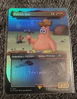 MTG Patrick Star RAINBOW FOIL Secret Lair x SpongeBob 1931 - Image 1