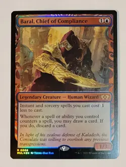 Baral, Chief of Compliance -Showcase Foil- March Machines Multiverse MUL 8 NM/M - Image 1