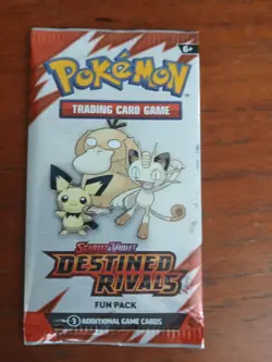 POKEMON DESTINED RIVALS 3 CARD FUN PACK - NEW FACTORY SEALED - 3 PACKS - Image 2