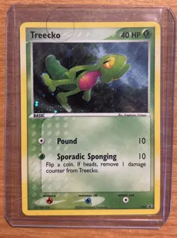 2004 Treecko 016 Black Star Promo Rare Holo English Nintendo Pokemon TCG NM-MT - Image 1