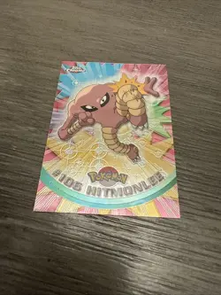 Hitmonlee Topps Chrome Pokemon TV Animation Edition Series 2 #106 2000 - Image 2