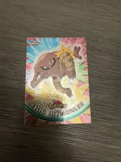 Hitmonlee Topps Chrome Pokemon TV Animation Edition Series 2 #106 2000 - Image 3