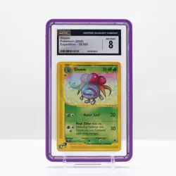 Pokemon Gloom Non-holo #78 Expedition 2002 - CGC 8 - Image 1