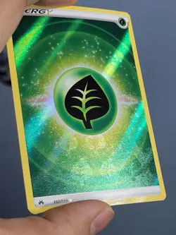 🍃 Grass Energy 152/159 Full Art Textured Holo Crown Zenith Pokemon TCG - Image 2