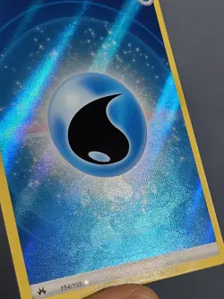 💧 Water Energy 154/159 Full Art Textured Holo Crown Zenith Pokemon TCG - Image 2