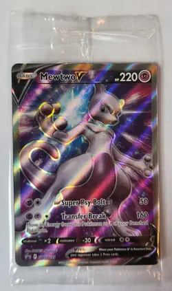 Pokemon TCG Mewtwo V SWSH229 Pokemon GO ETB Promo | Sealed - Image 1