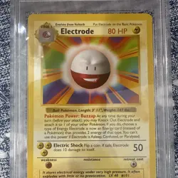 1999 Pokemon Game #21 Electrode Shadowless PSA 7 - Image 2