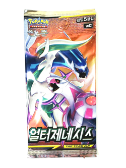 Korean POKEMON Alter Genesis Booster Pack Tag Team GX SM12 Sun& Moon New Sealed - Image 1