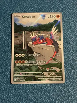 Pokemon Koraidon SV 013 Black Star Promo Pokemon Center exclusive - Image 1