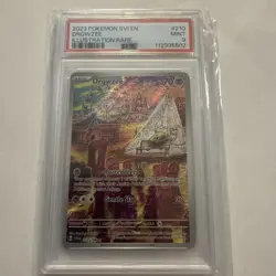 2023 POKEMON SVI EN-SCARLET & VIOLET ILLUSTRATION RARE #210 DROWZEE PSA 9 - Image 1