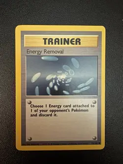 Pokemon Trainer Deck B Energy Removal Raw (Ungraded) - Image 1