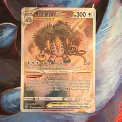 Pokemon TCG Regigigas VSTAR Ultra Rare Full Art Holo Crown Zenith GG55/GG70 - Image 1