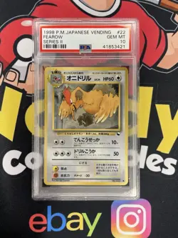 1998 P.M Vending Series Fearow Series II #22 PSA 10 Pokemon - Image 1