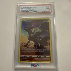 2022 POKEMON SWORD & SHIELD BRILLIANT STARS #TG05 FULL ART/ZEKROM PSA 9 - Image 1