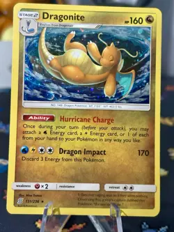 Dragonite - 151/236 - Pokemon Unified Minds Cosmos Holo Promo W/ Cosmo Swirl Wow - Image 1