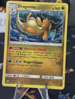 Dragonite - 151/236 - Pokemon Unified Minds Cosmos Holo Promo W/ Cosmo Swirl Wow - Image 2