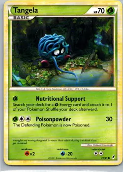 Pokemon TCG Tangela 72/95 Call of Legends LP - Image 1