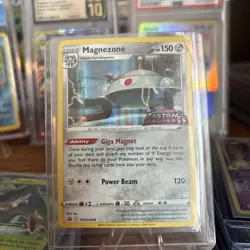 Pokemon TCG Magnezone #SWSH208 Prerelease Black Star Promo Holo Stamped NM - Image 1