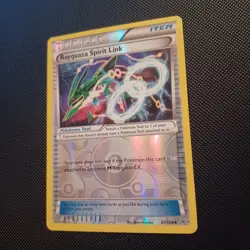 Rayquaza Spirit Link 87/108 Reverse Holo Roaring Skies Pokemon TCG LP - Image 2