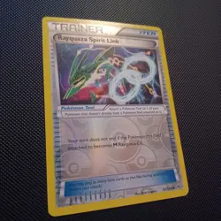 Rayquaza Spirit Link 87/108 Reverse Holo Roaring Skies Pokemon TCG LP - Image 3