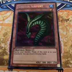 Yugioh Sinister Serpent LCYW-EN154 1st Edition NM - Image 1